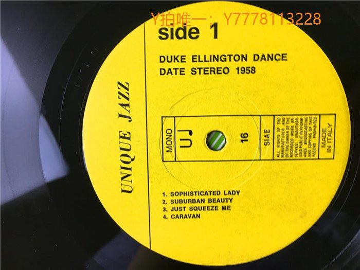 黑膠唱片duke ellington dance 版黑膠LP S16641