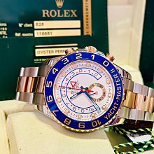 ~路米名品~ 國內單 ROLEX 勞力士 Yacht-Master II 116681 大遊艇 帆船 倒數計時 半金款 玫瑰金 44mm