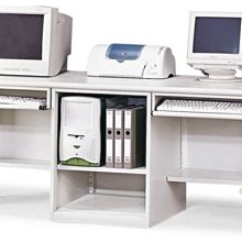 [ 家事達 ] OA-244-2 鋼製直立式雙人電腦桌(180*70*74cm) 特價 書桌 辦公桌