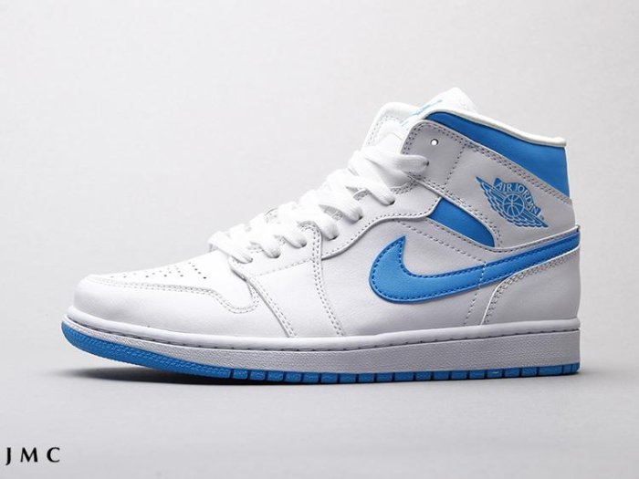 Nike Air Jordan 1 Mid UNC 北卡藍籃球鞋男鞋BQ6472-114 | Yahoo奇摩拍賣