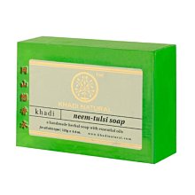 岡山戀香水~印度 Khadi 草本苦楝聖羅勒手工精油香皂125g~優惠價:55元