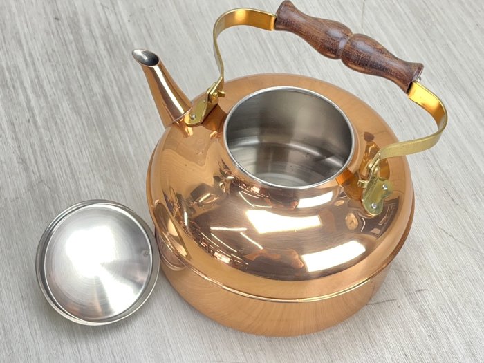 【JP.com】日本帶回 新光金属 銅製水壺 COPPER 100 HOME WARE 銅壺 茶壺