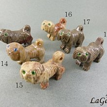 ☆寶峻水晶☆特價160元/個~碧玉祕魯動物雕刻 小狗 可愛動物擺飾, 紙鎮 AN 多款可選