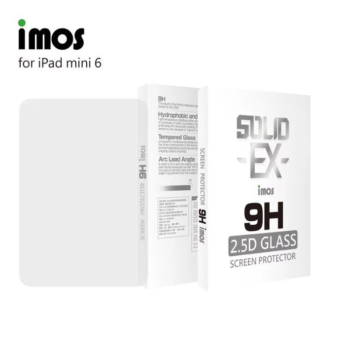 正版 imos  9H 日本旭哨子 強化玻璃保護貼，iPad mini6