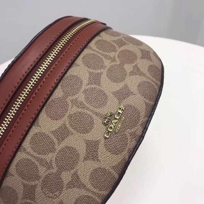 琪琪OUTLET代購 COACH 39937 新款復古拼色女士Selena Balt Bag腰包 胸包斜挎包 附代購憑證