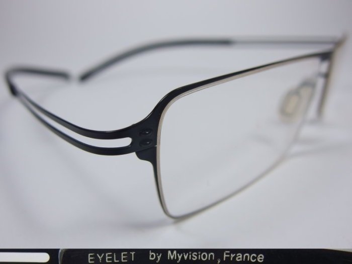 信義計劃 眼鏡 全新真品  Eyelet  EL48  鏤空金屬 方框  一體成型 可配 抗藍光 全視線 glasses