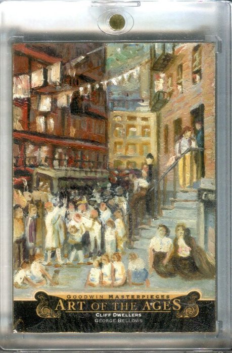 2015 UD Goodwin Art Of Ages Georeg Bellows "Cliff Dwellers"