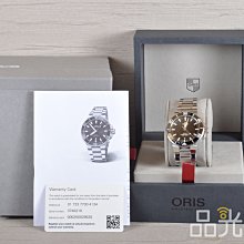 【品光數位】ORIS 豪利时 Aquis 0173377304134-0782405PEB 43.5mm 機械錶 #116080T