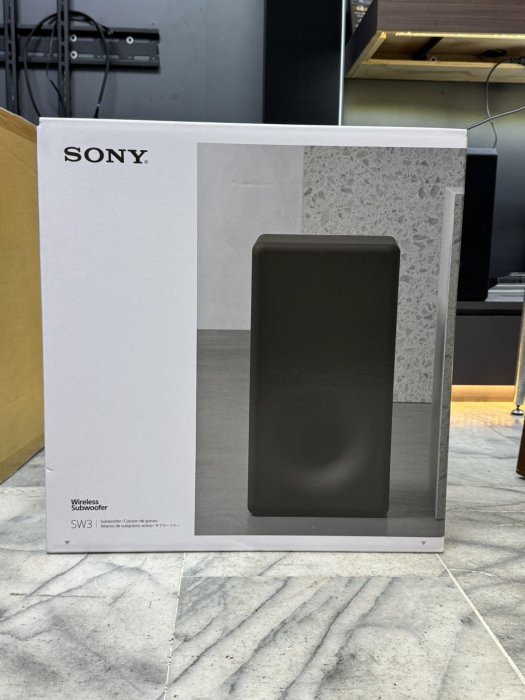 【AV影音E-GO】SONY SA-SW3 160mm驅動單體200W 無線重低音揚聲器 公司貨 SA SW3