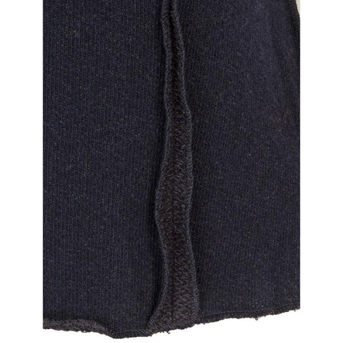 日本設計品牌GIPSY BLUE深藍色羊毛立領特殊造型設計背心 日本製