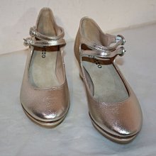 海洋工坊二手名牌旗艦店~repetto香檳金粗跟鞋(size:37) ~~~~超值商品~~~