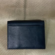 【李歐的二手皮件】近全新 非bally 華南產物保險 黑色牛皮真皮 名片夾 卡夾 證件夾 悠遊卡套