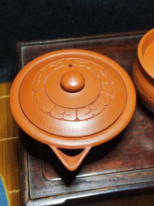 日本舶來品，常滑燒寶瓶茶注茶道具，初代清水石仙作品，寶瓶一對