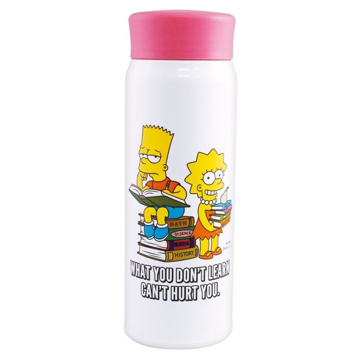 【噗嘟小舖】現貨 日本正版 辛普森家庭 霸子 花枝 保溫瓶 (480ml) 保溫杯 購於日本 Simpsons 生日禮物