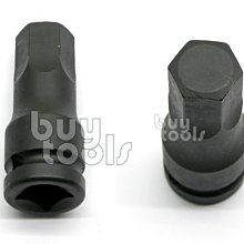 BuyTools-氣動級四分六角凸頭套筒,內六角螺絲用,22.23.24mm/4分6角凸頭H22~24,台灣製造「含稅」