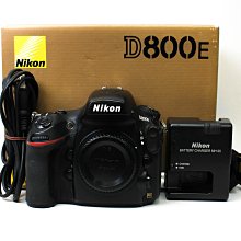 【台南橙市3C】Nikon D800E 全片幅 快門數約:1546xx 公司貨 #82246