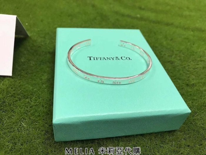 【熱賣精選】Tiffany&Co. 925純銀 2018Sss Tiffany 蒂芙尼 手環 手鐲 羅馬數字