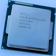 ~ 駿朋電腦 ~ Intel Xeon E3-1230V3 3.3GHZ 1150腳位CPU 無內顯  $1500