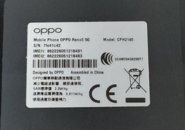 故障 零件機 OPPO Reno5 無充電反應 手機