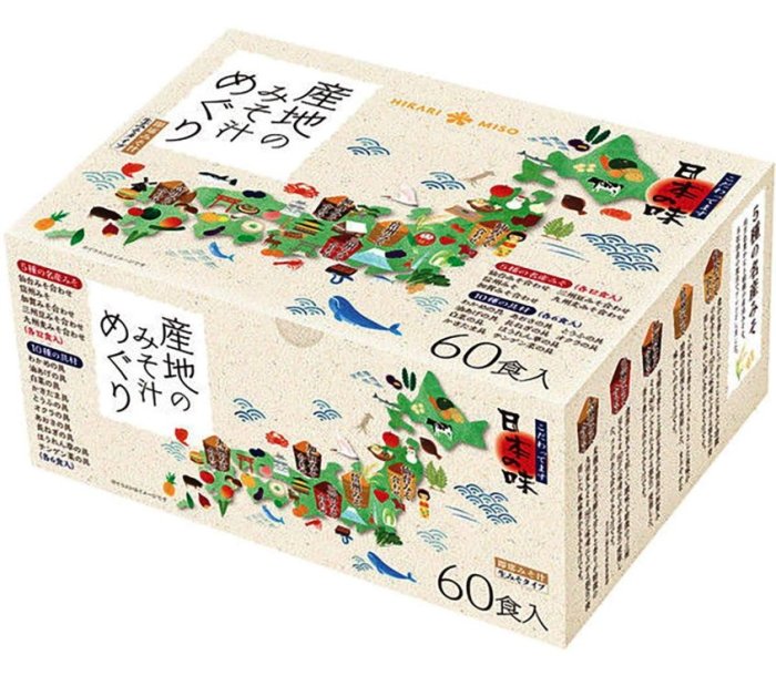 《FOS》日本製 喜康瑞 Hikari Miso 全國地區 味增湯 5種 60碗 沖泡 熱湯 生理期 消夜 登山 熱銷