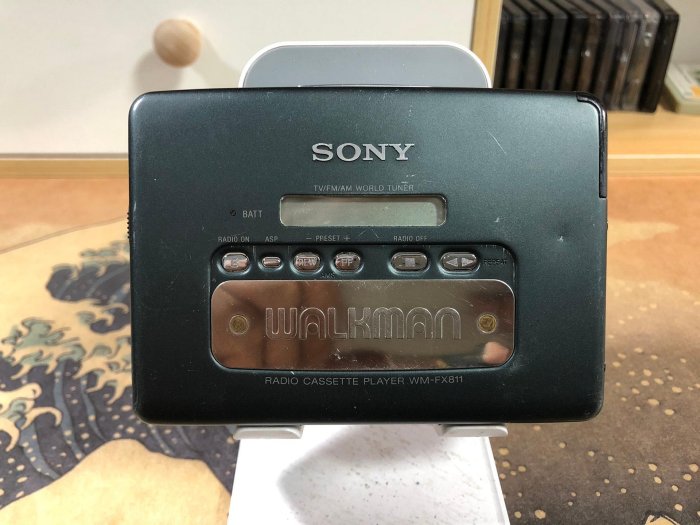 原裝索尼 sony fx811磁帶機 卡帶機 隨身聽