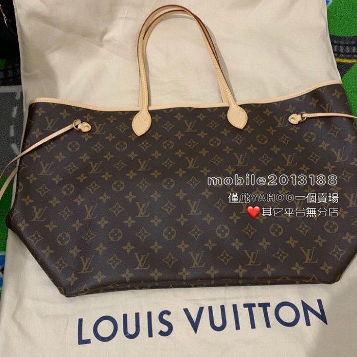 LV M40990 經典花紋 Neverfull GM 最大 經典 購物包 SHOPPING BAG