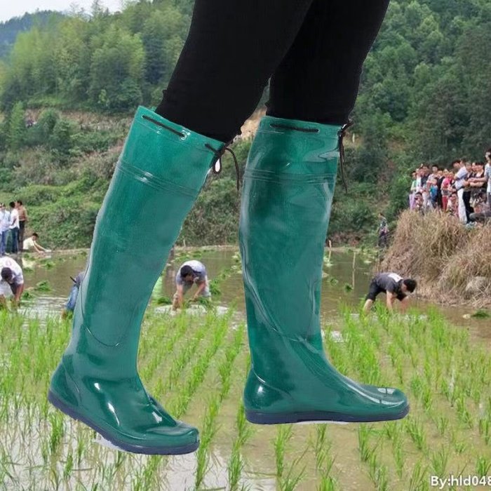 雨靴雨鞋水鞋男女款過膝高筒水鞋下田耕田雨鞋防水靴插秧靴釣捕魚涉水鞋工作靴