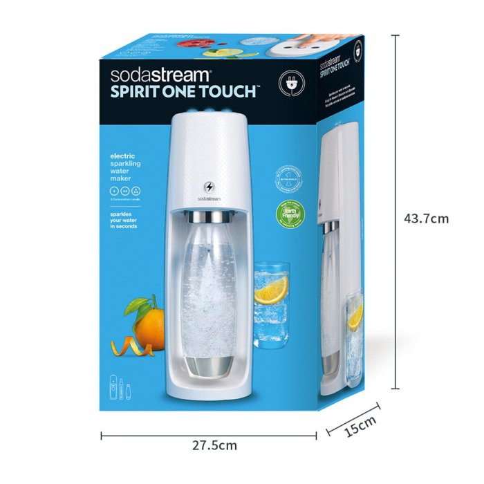 💓好市多代購💓 Sodastream Spirit One Touch 電動式氣泡水機 白 留言 -700