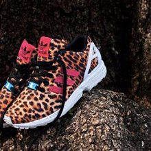 限時特價 南🔥2024 2月 ADIDAS ZX FLUX leopard 花豹 咖啡 豹紋 桃紅 M21365 現貨