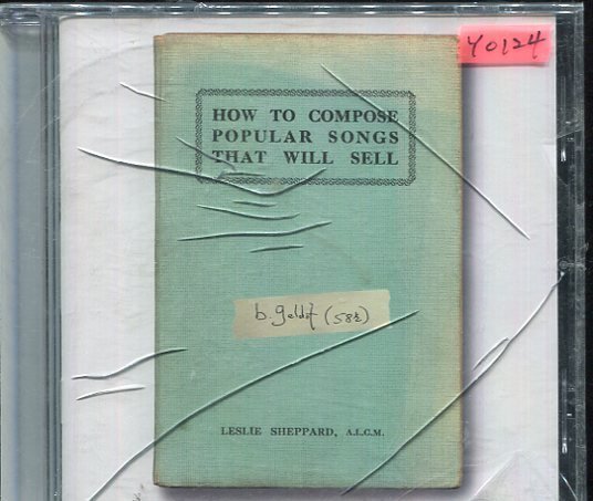 *還有唱片行* BOB GELDOF / HOW TO COMPOSE POP 全新 Y0124 (膜、殼破)