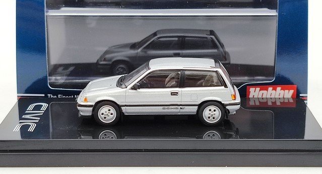 原廠汽車模型1/64 Hobby Japan Honda CIVIC本田思域Si 1984 DOHC合金