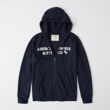 ☆【A&F男生館】☆【Abercrombie&Fitch LOGO刺繡連帽外套】☆【AF010N1】(L)