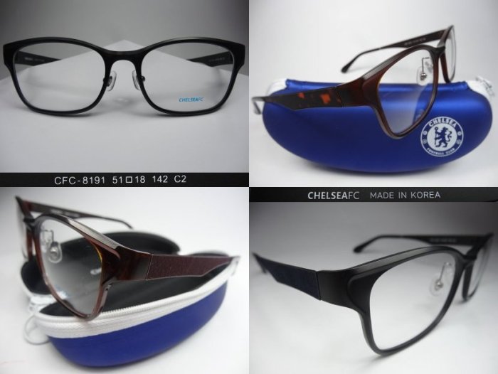 信義計劃 眼鏡 全新真品 CHELSEAFC  韓國製 塑鋼 超輕 超彈性 可配 抗藍光 全視線 多焦 glasses