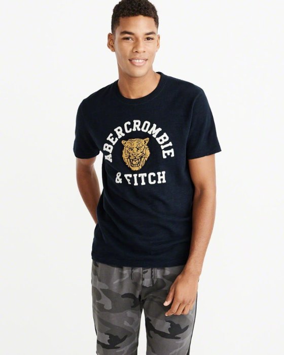 【西寧鹿】AF a&f Abercrombie & Fitch HCO  T-SHIRT 絕對真貨 可面交 R972