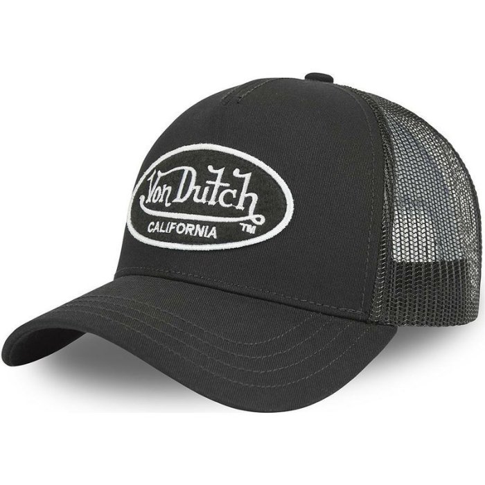 [外貿爆款]Von夏季棒球帽遮陽透氣刺繡純棉網帽Dutch帽子