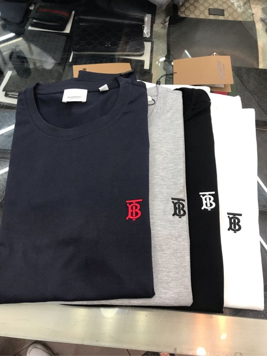 Burberry London 四色 刺繡TB Logo 素踢 圓領T恤 全新正品 男裝 歐洲精品