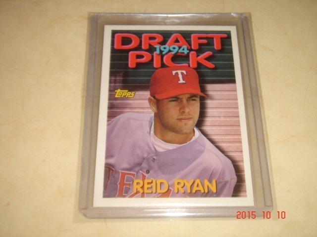 美國職棒 Rangers Reid Ryan 1994 Topps Traded #101T RC  球員卡 新人卡