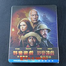 [藍光先生BD] 野蠻遊戲：瘋狂叢林 + 全面晉級 Jumanji 雙碟鐵盒版 ( 得利正版 )