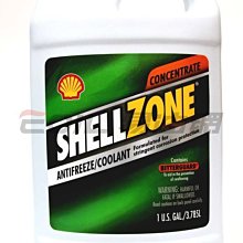 【易油網】美國 殼牌 SHELL ZONE 水箱精 COOLANT 4公升 一加侖裝 100%