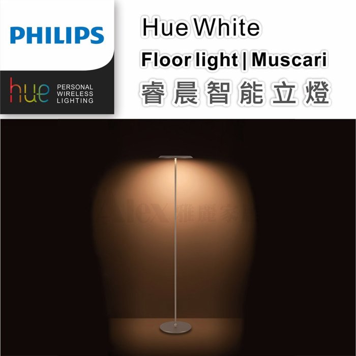 特價陳列品【Alex】【飛利浦經銷商】PHILIPS 飛利浦 Hue Muscari 睿晨智能立燈 LED15W 可調光