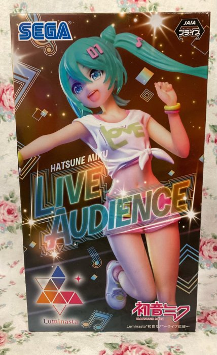 ［Wonderland扭蛋玩具］代理版 SEGA Luminasta初音未來 LIVE AUDIENCE