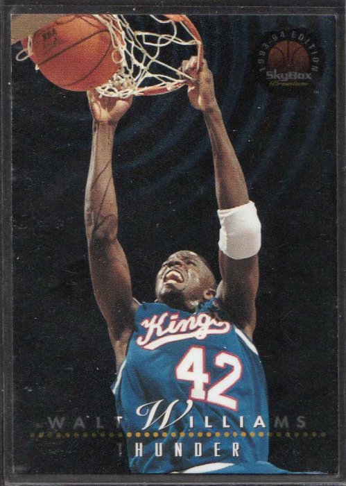 93-94 SKYBOX PREMIUM THUNDER LIGHTNING #TL9 WILLIAMS B.HURL