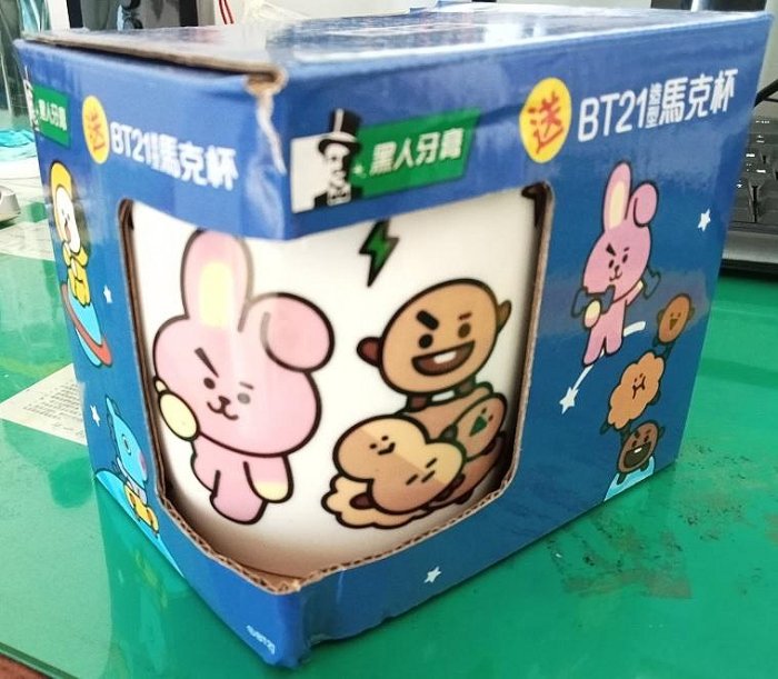 全新現貨/ BT21造型馬克杯 LINE FRIENDS 水杯 陶瓷杯 馬克杯 350ml