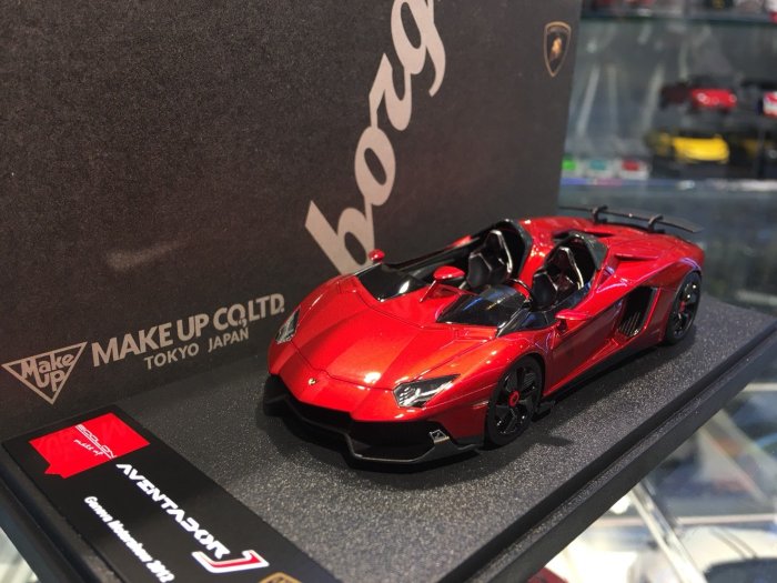 吉華科技@ 1/43 MakeUp EM247A Lamborghini Aventador J Geneva Show