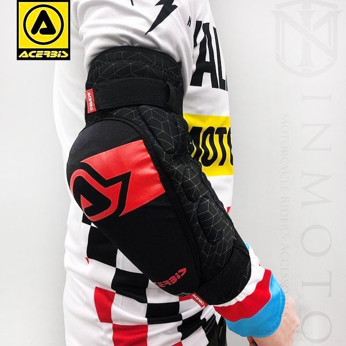 伊摩多※義大利 ACERBiS 護肘組SOFT ELBOW GUARD越野下坡車林道腳踏車CE認證.黑白 0023456