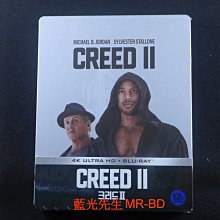 [藍光先生UHD] 金牌拳手：父仇 UHD+BD 雙碟鐵盒版 Creed II