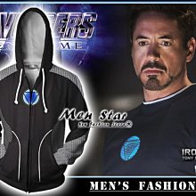 【Men Star】免運費 復仇者聯盟 4 方舟反應爐 彈力運動外套 連帽外套 COSPLAY服裝 道具 裝備 角色扮演