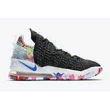 【正品】Nike LeBron 18 James Gang 黑白粉 休閒 籃球 CQ9283-002潮鞋