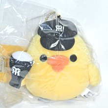 貳拾肆棒球-日本帶回日職棒阪神虎拉拉熊.懶懶熊家族小雞吊飾 Rilakkuma