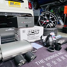 黃帝的店~MINI F56 JCW 安裝AC 原裝排氣管+鍛造鋁圈~BBS FIR鋁圈安裝~EVENTURI進氣改裝